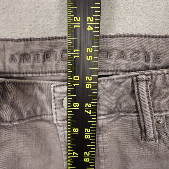 American Eagle Jeans Slim Next Level Flex Men’s 29x32 Gray Stretch Denim - Picture 6 of 13